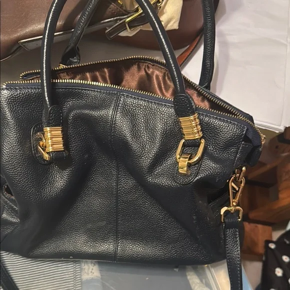 Black Leather Handbag - Picture 6 of 6